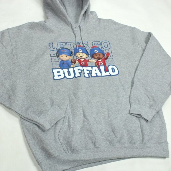 Buffalo Bills Fisher Price Little People Allen Diggs McDermott Hoodie Pick Size - Picture 3 of 7